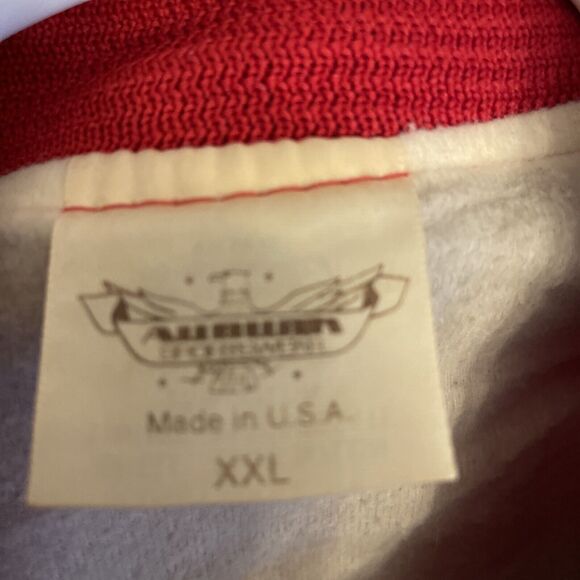 Vintage Satin Bomber Red Jacket XXL 80s Worlds Famous Pizza TUBBY’S Indiana - Picture 6 of 8